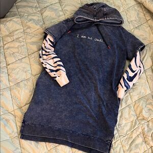 Star Wars Dress XS Blue Ahsoka Tano Jedi Hooded Ashley Eckstein Disney Parks